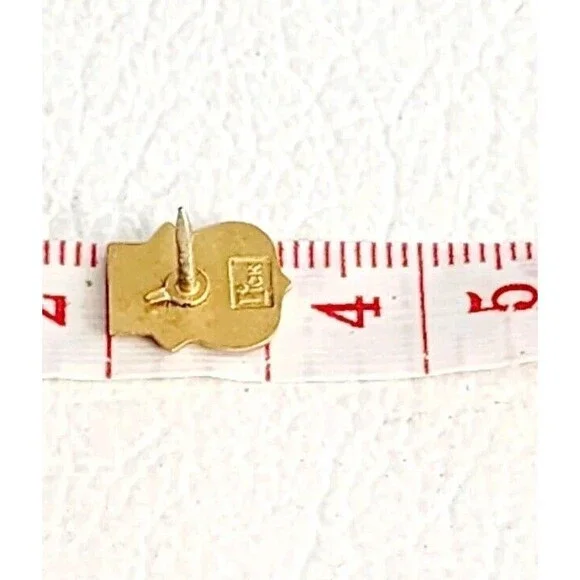 VINTAGE PHILLIPS 66 SERVICE PIN 1OK GOLD  1.06g 11mm - Picture 5 of 6